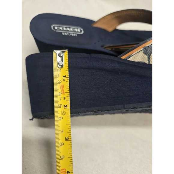 Coach Juliet Womens Size 9B Slip On Casual Platform Flip Flop Sandals- READ INFO - Picture 6 of 16